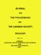 [Gutenberg 46491] • Journal of the Proceedings of the Linnean Society - Vol. 4 / Zoology